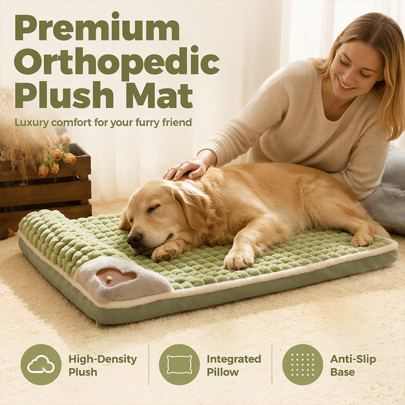🐾 50% RABATT! 🛏️ Gepolsterte, waschbare Hundematte – Weich, warm & vielseitig – Ideal für Hunde & Katzen – für alle Jahreszeiten ✨