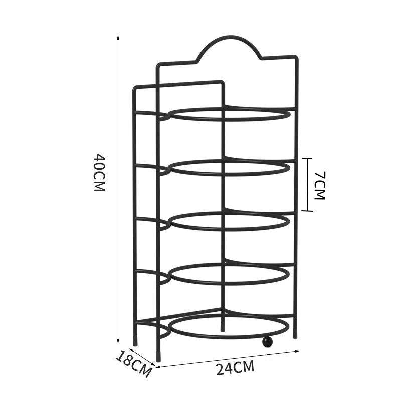 Küchen-Vorbereitungsregal mit Tablett-Organizer