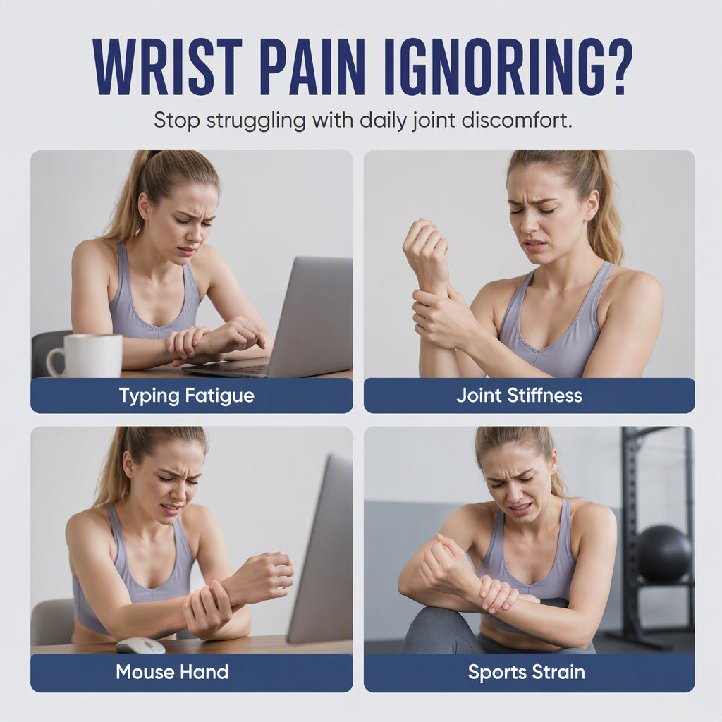 Intelligentes Handgelenk-Massagegerät mit Wärmekompresse und 9 Intensitätsstufen