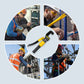 Handbetriebenes Hydraulik-Crimpwerkzeug für Kabelschuhe