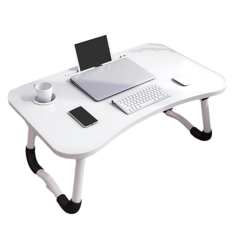 Klappbarer Laptop-Betttisch mit Getränkehalter
