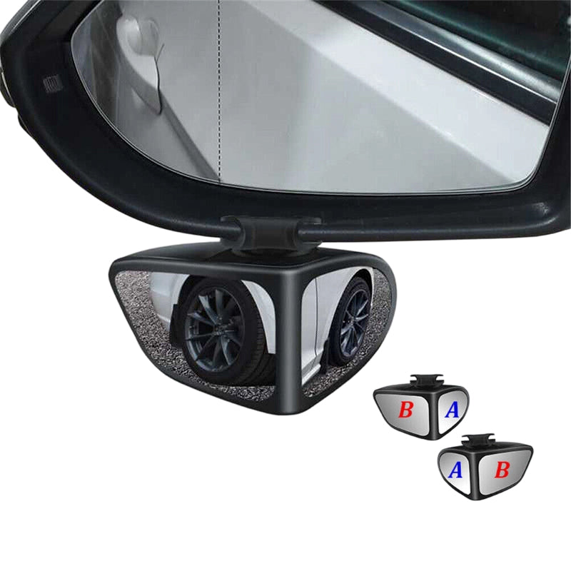 【🔥Limitiertes Angebot – 50 % Rabatt】Doppellinsen-Weitwinkelspiegel mit 360°-Verstellung