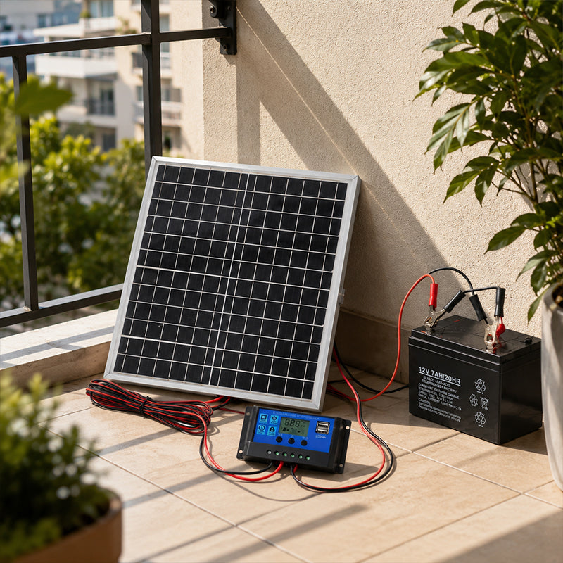 Tragbares wasserdichtes Solarpanel-Set