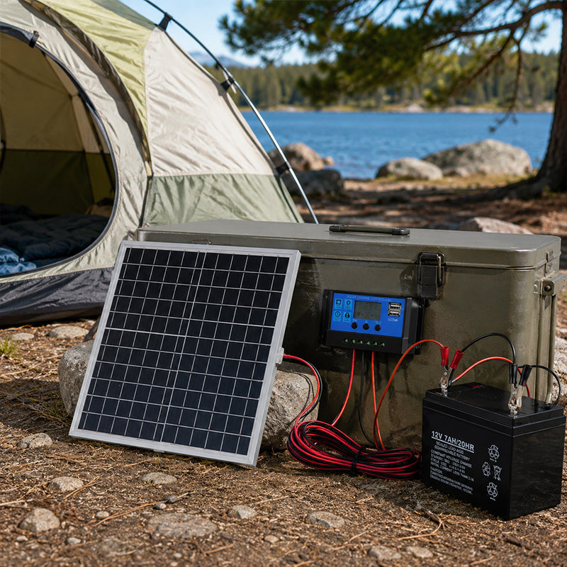 Tragbares wasserdichtes Solarpanel-Set