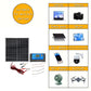 Tragbares wasserdichtes Solarpanel-Set