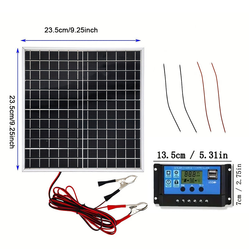 Tragbares wasserdichtes Solarpanel-Set