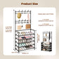 ✨ Garderobenbank mit Schuhregal – 3-in-1, platzsparend, stabil 🏠