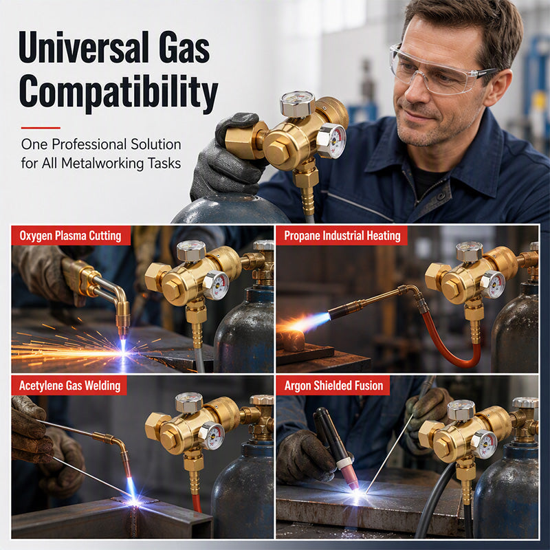 Gassparender Schweißdruckregler
