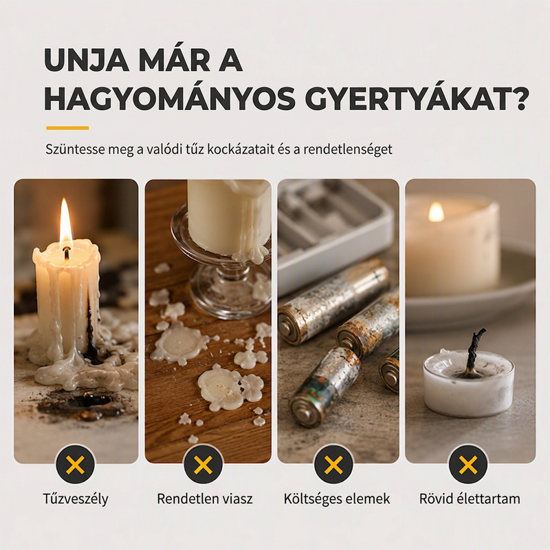 🕯️ Flammenloses LED-Teelicht – wiederaufladbar für gemütliche Stimmung zu Hause 📦