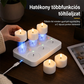 🕯️ Flammenloses LED-Teelicht – wiederaufladbar für gemütliche Stimmung zu Hause 📦