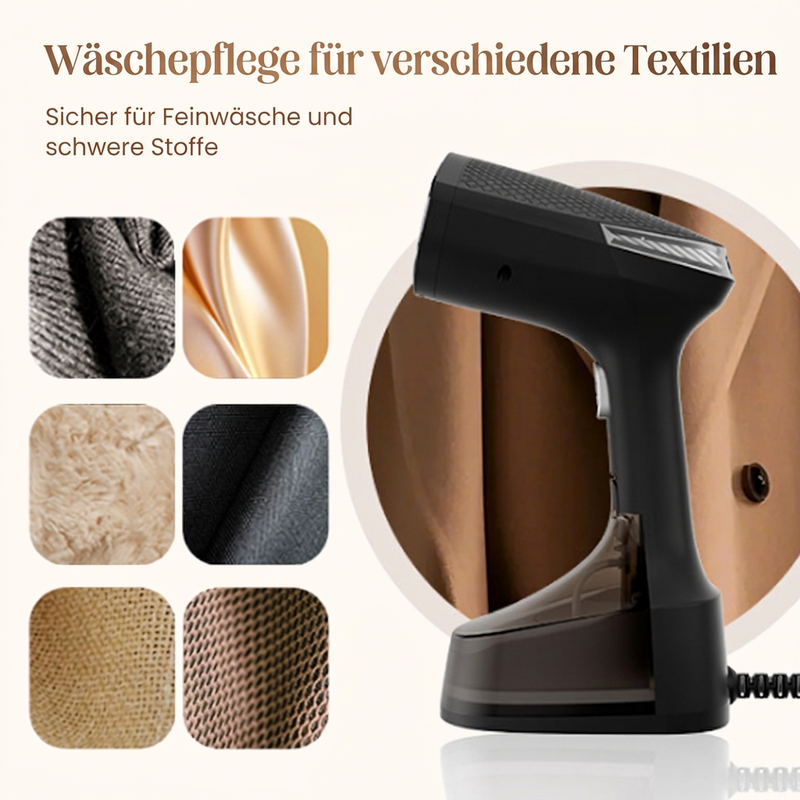 📢📢49% RABATT !!⏰Leistungsstarker Handdampfglätter für Kleidung