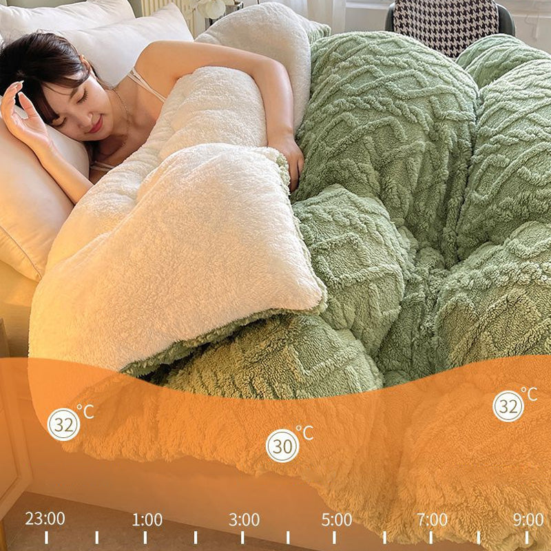 🍂 Frühherbst-Sonderangebot: 50 % Rabatt！🔥 Verdickte superweiche warme Plüsch-Winterdecke