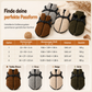 🐕 Warme Fleece-Hundeweste mit integriertem Geschirr und Reflektorstreifen
