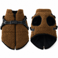 🐕 Warme Fleece-Hundeweste mit integriertem Geschirr und Reflektorstreifen