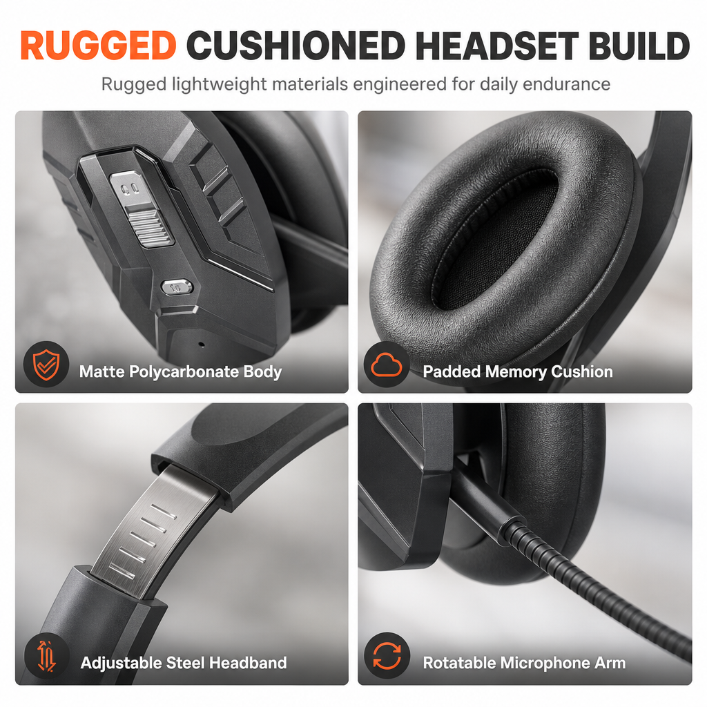 Kabelloses Bluetooth-Headset für Callcenter mit ENC-Umgebungsgeräuschunterdrückung und automatischer Kopplung für Kundenservice und Lkw-Fahrer
