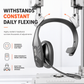 Kabelloses Bluetooth-Headset für Callcenter mit ENC-Umgebungsgeräuschunterdrückung und automatischer Kopplung für Kundenservice und Lkw-Fahrer