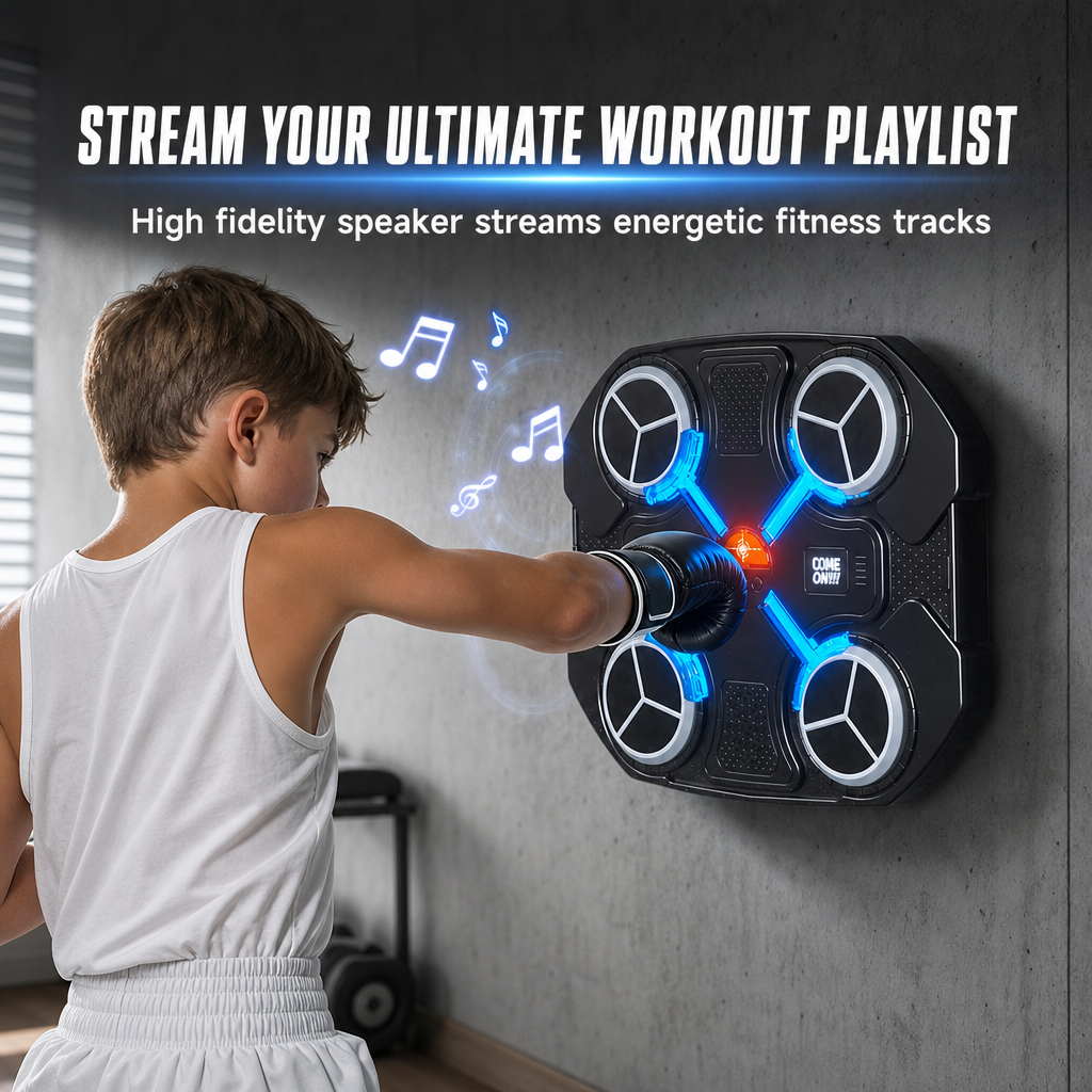 Elektronisches Musik-Boxtarget für Kinder mit Rhythmus-Reaktionstraining für Heimfitness und Stressabbau