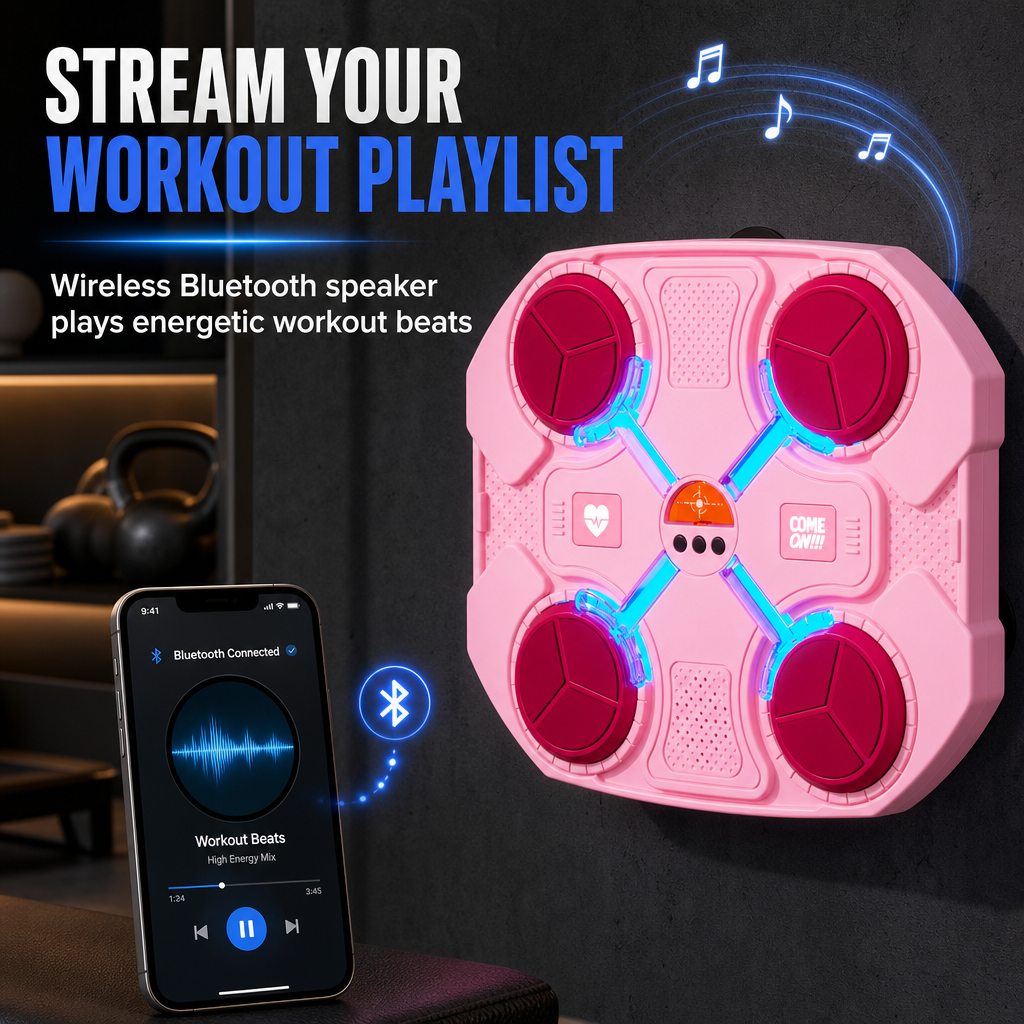 Elektronisches Musik-Boxtarget für Kinder mit Rhythmus-Reaktionstraining für Heimfitness und Stressabbau