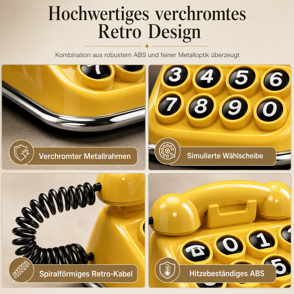Temporäre Parkkarte im Retro Telefon Design Telefonnummernschild für das Auto