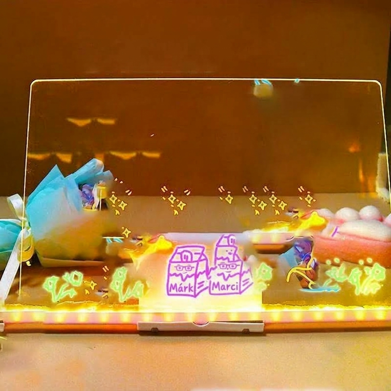🎨 Beleuchtetes, abwischbares Zeichenbrett für Kinder