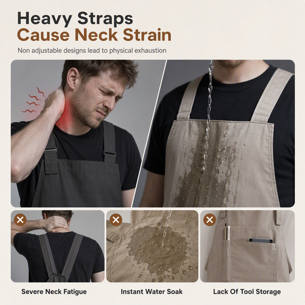 ⏳Zeitlich begrenztes Angebot⏳ Küchen-Arbeitsweste mit verstellbaren Seitengurten