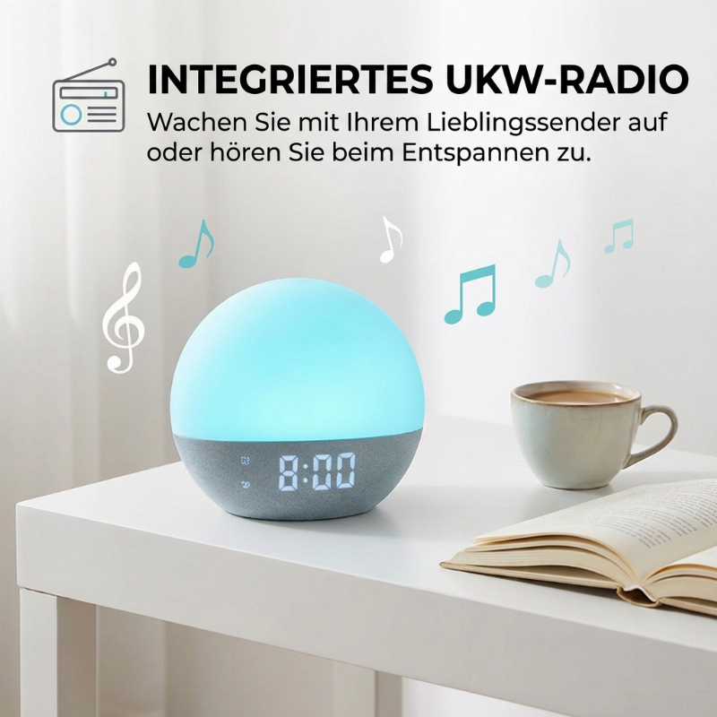 ⏳Begrenzte Zeit 50% Rabatt💥Natürliches Aufwach- & Einschlafhilfe-Licht mit weißem Rauschen