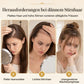 💇‍♀️ Künstliche Air-Bangs mit Seitenpartien & Haarspange – synthetische Frontpartie für Damen, natürlich & vielseitig