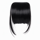 💇‍♀️ Künstliche Air-Bangs mit Seitenpartien & Haarspange – synthetische Frontpartie für Damen, natürlich & vielseitig