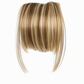 💇‍♀️ Künstliche Air-Bangs mit Seitenpartien & Haarspange – synthetische Frontpartie für Damen, natürlich & vielseitig