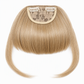 💇‍♀️ Künstliche Air-Bangs mit Seitenpartien & Haarspange – synthetische Frontpartie für Damen, natürlich & vielseitig
