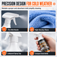 Schnell wirkendes Enteisungsspray-Set mit Tuch für Eingangsstufen und Haustüren im Winter, 60 ml