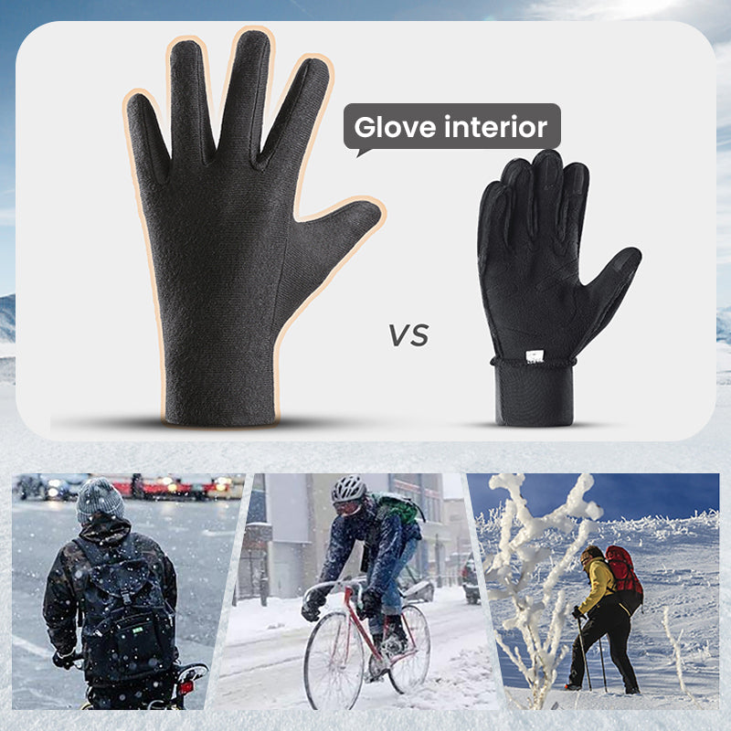 Warme, wasserdichte Outdoor-Handschuhe mit Touchscreen für Herren-Gcom