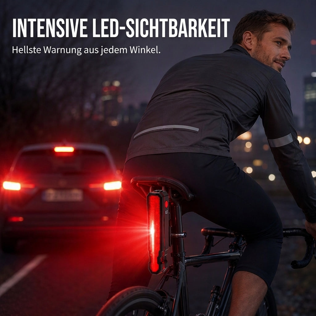 🚲🔋 Aufladbares Fahrrad-Rücklicht – Sicher & hell bei Nacht ✨