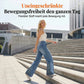 Damen-Jeans mit hoher Taille und verkürztem Schnitt