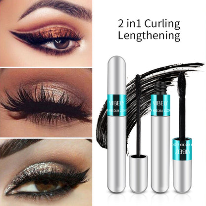 4d Silk Fiber Lash Mascara Pestañas Extensión Pestañas Impermeable Larga Duración