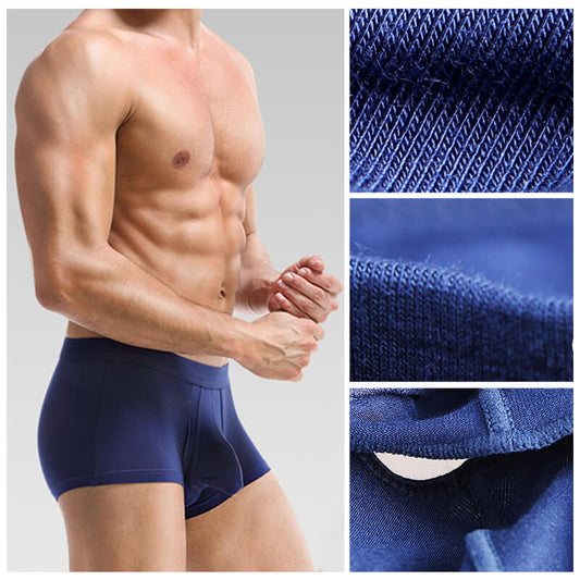 😎Slip masculino de modal con bolsillos dobles separados