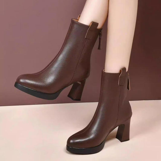 ✨¡Bonito Regalo!💝 Señoras con estilo puntiagudo botas de tacón alto